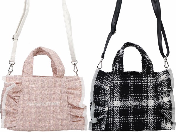 JILL by JILL STUART BOOK ツイードフリルバッグ 全2種 : ききらら