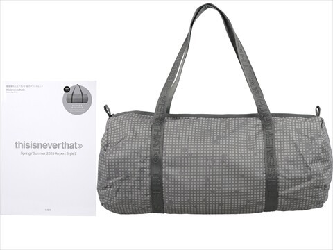 thisisneverthat® Boston Bag BOOK 《付録》 ディスイズネバー