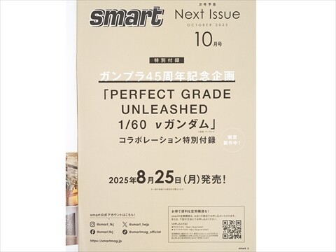 ガンダム関係付録 ガンプラ45周年を祝う究極付録！『PERFECT GRADE UNLEASHED 1/60