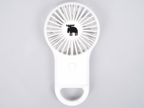 moz OUTDOOR カラビナ付きハンディファン BOOK BLACK ver