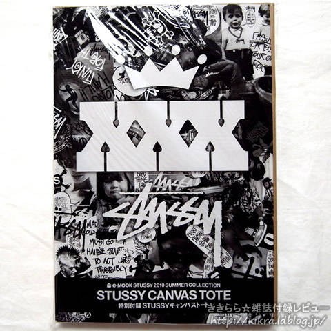 BIGキャンバストートバッグ【STUSSY 2010 SUMMER COLLECTION e
