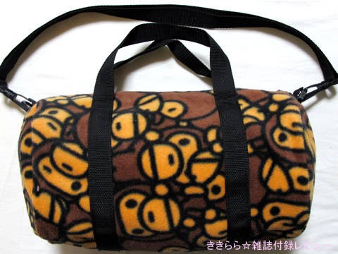 BAPE KIDS フリースボストン&バナナショルダー親子バック エイプ フリースボストン＆バナナショルダー親子バッグ【BAPE KIDS by a