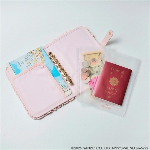 新刊情報】Maison de FLEUR×HELLO KITTY いちごマルチケースBOOK PINK