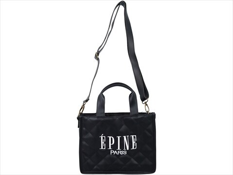 EPINE PARIS QUILTING BAG BOOK BLACK／WHITE／PINK 《付録