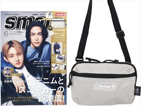 Smart (スマート) 2026年 6月号 《付録》 Coleman 背面メッシュ