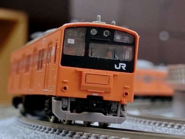 ダークブラウン 茶色 鉄道模型Nゲージ 201系H1編成 鉄道コレクション