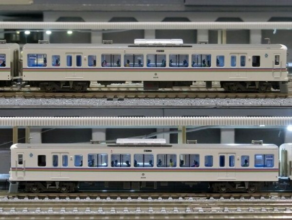 西武4000系(4015編成・ワンマン改造車・シングルアーム)4両セット 加工品 西武4000系(4015編成・ワンマン改造車・シングルアーム)4両