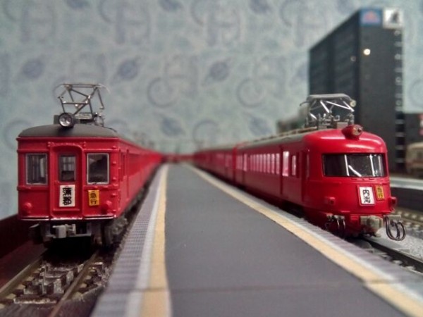 名鉄 パノラマカー 行き先板系統板金山ー内海鉄道部品