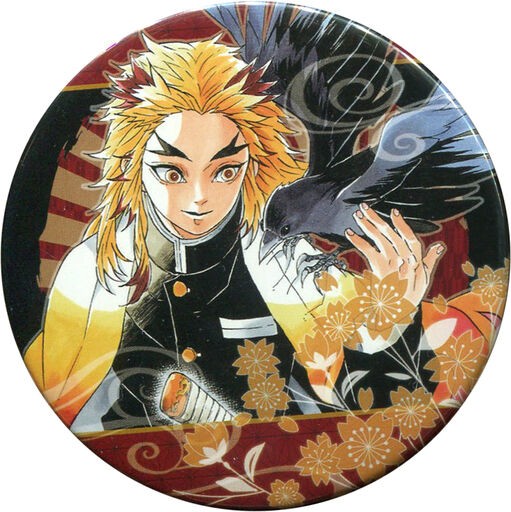 煉獄杏寿郎 カラス 鬼滅の刃 コレクション缶バッジ 第1弾 ジャンプショップグッズ 鬼滅の刃グッズ情報 最新予約 新品 中古商品