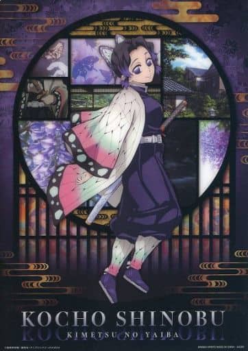 胡蝶しのぶ ミニビジュアルシート 「一番くじ 鬼滅の刃 ～思い出の蝶
