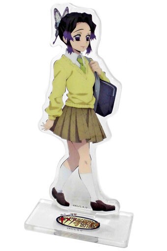 鬼滅の刃 キメツ学園 アクリルスタンド くじ引き缶バッジ 胡蝶しのぶ Amazon.co.jp: 鬼滅 キメツ学園 アクリルスタンド 胡蝶 しのぶ カナエ