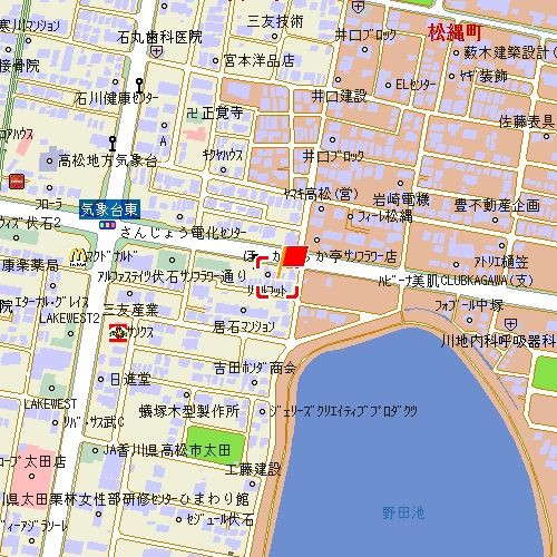 香川県高松市の木のおもちゃ屋さん トゥインクルトゥインクルの地図 木のおもちゃで楽しい子育て