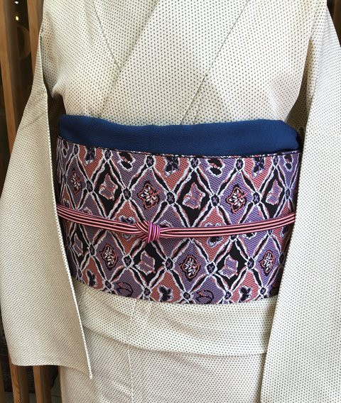 正絹紬半幅帯（塩沢紬、民芸紬）☆ハンドメイド☆三河帯芯使用 楽天市場】半幅帯 帯芯の通販