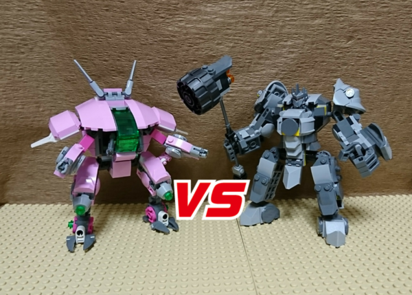 レゴ『オーバーウォッチ』D.VA(ディーバ)vsREINHARDT(ラインハルト)【75973】review～その② : はるちゃんの☆レゴ(LEGO )らんど