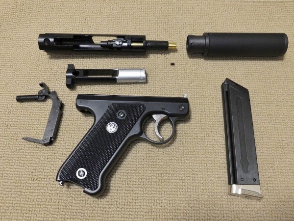 マルシン】 スタームルガーMK1 ASSASSINS/ABS 固定スライド