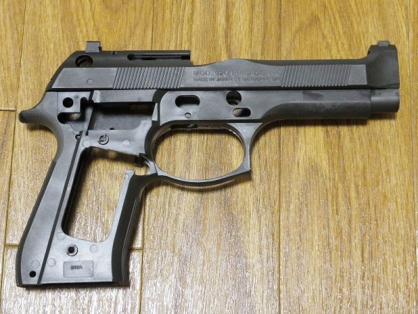 マルシン　ベレッタ M9 HWモデルガン キット組み立て品 組立キット入門の定番」マルシン ベレッタM9 ～その3：組み立て
