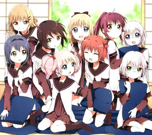 アニメ 全員同じ顔だと思う 判子絵アニメ ランキング 3位 ゆるゆり 2位 おそ松さん 1位は 日常系アニメふぁん