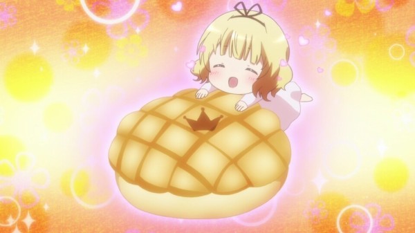 ごちうさ キングメロンパンをあげたときのシャロちゃん 日常系アニメふぁん