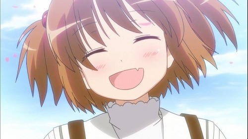 アニメ 八重歯キャラの八重歯も肌色にして肌との境界線無くすようなデザインあるけど 日常系アニメふぁん