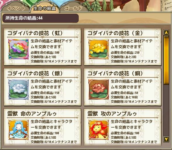 Flower Knight Girl フラワーナイトガール イベント 緊急任務 真夏にきらめく一滴の想い 開始 無課金オンラインゲーム日記