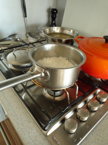 鍋でごはんを炊く : 食生活日記