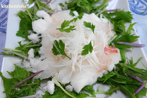 魚サラダ 大根おろしのかき氷で旨みｕｐ キッチン夫婦 Powered By ライブドアブログ