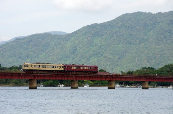 京都丹後鉄道 由良川橋梁あかまつ号 鉄橋のある鉄道風景のblog