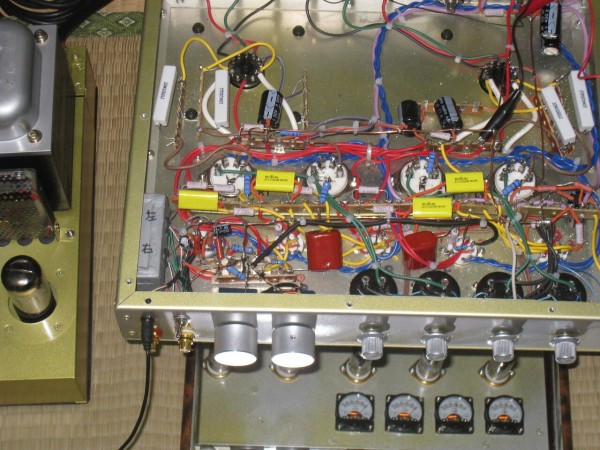 真空管807ステレオアンプの製作・・・⑧発振防止 : 真空管ラジオ修理