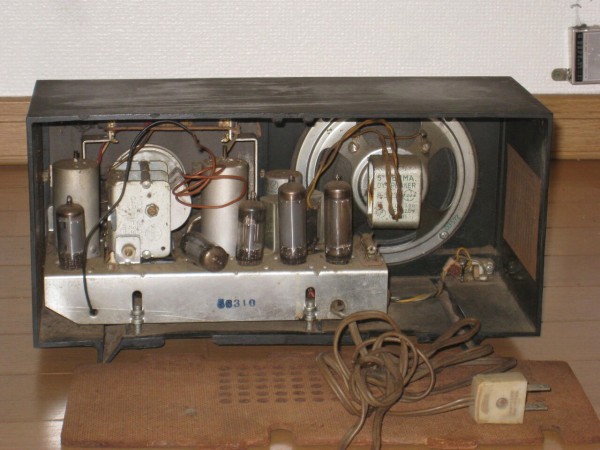真空管ラジオ ナショナルCX-455 の修理 : 真空管ラジオ修理キッシー工房
