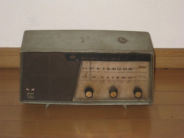 ナショナル】K-106 真空管ラジオ　博物館行きレベル！ AMPLIFIER 【ナショナル】K-106 AMPLIFIER 博物館行きレベル 真空管ラジオ ラジオ・コンポ