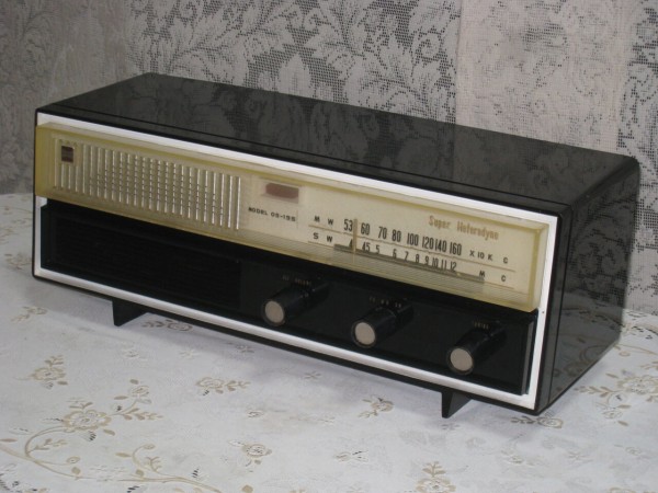 大阪オンキョー、真空管ラジオ、OS-195（1961年昭和36年式）、作動、美品 大阪オンキョー、真空管ラジオ、OS-195（1961年昭和36年式