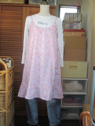 自作のキャミソールワンピース Kitty S Wardrobe