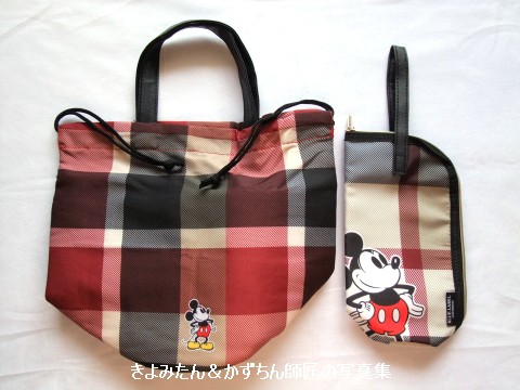 巾着　TDR ミッキーマウス　シー　SSコロンビア　浴衣　お弁当入れなど 巾着TDR ミッキーマウスシーSSコロンビア浴衣お弁当入れなど
