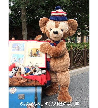 ヴィレッジグリーティングがオープンする前の、2011年のダッフィーの