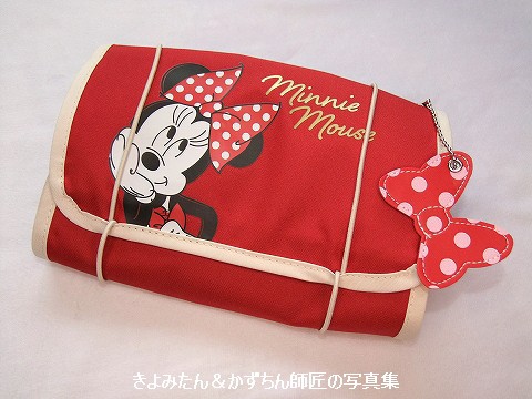 ゼクシィ特別付録 ミニーマウス 折りたたみトラベルポーチ : きよみ