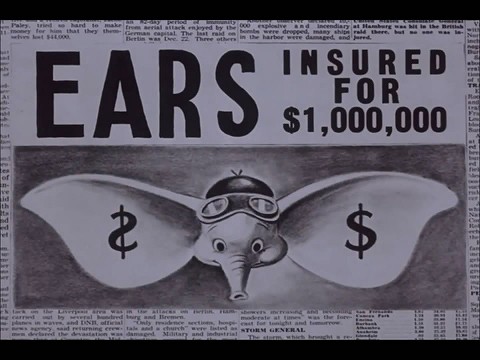 ダンボの耳には100万ドルの保険がかけられてる？（トリビア） : きよみ 