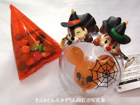 TDR ディズニーハロウィーンのスナックケース　チップとデール