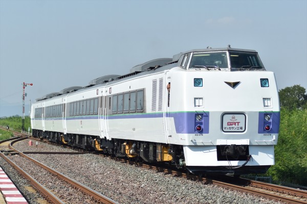 JR北】いざ湖上駅へ!!キハ183スラントノーズ車4両東北(新)線入線