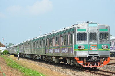 都営6201F、HITACHI KL3 97222F Cikaumへ（11月19日） : JABODETABEK