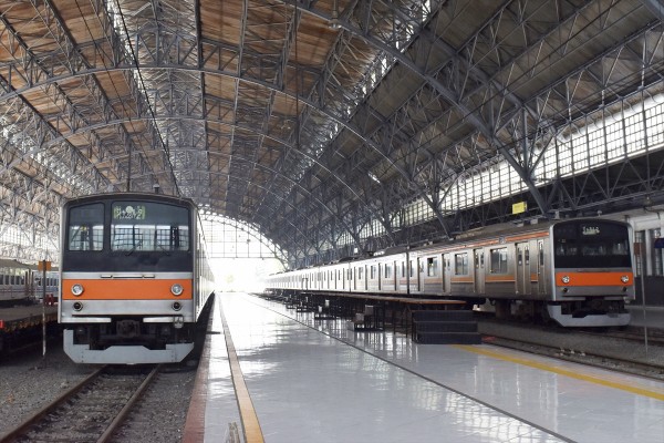 205系 武蔵野線 205系武蔵野線M63,28,18,62,30編成、Yokoso! Tanjung Priok!!消えた