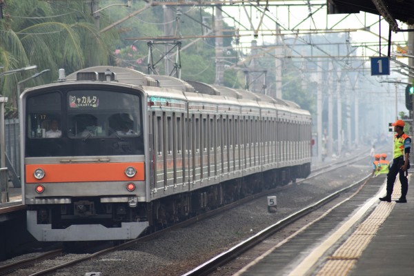 205系武蔵野線M27編成社内試運転(8月26日) : JABODETABEK COMMUTERS NEWS