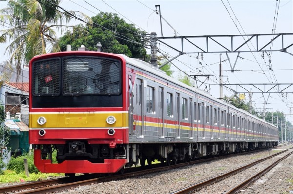 205系武蔵野線M36編成、運輸省試運転(11月19日) : JABODETABEK