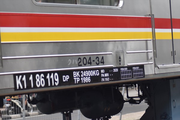 205系武蔵野線M25編成ジャカルタデビュー(6月1日) : JABODETABEK