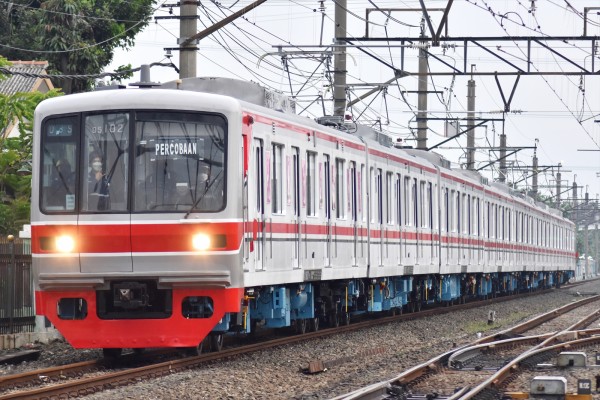 メトロ】05系102F全検出場、試運転実施(6月3日) : JABODETABEK