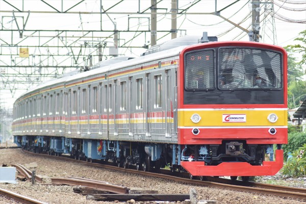 JR東日本 武蔵野線 205系M26編成 ジャカルタ実物幕紅葉柄(レプリカ) JR東日本 武蔵野線 205系M26編成 ジャカルタ実物幕紅葉柄