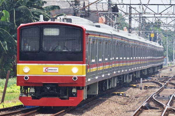 205系武蔵野編成第3陣、M7編成社内試運転(2月28日) : JABODETABEK