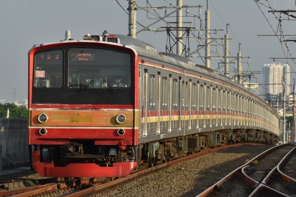 205系武蔵野線M28編成12連復帰&埼京線ハエ22編成暫定8連化