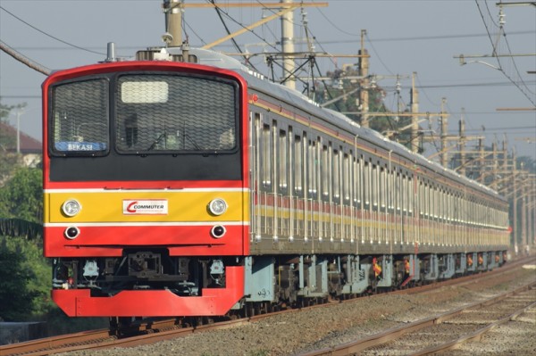 205系武蔵野線M16+M10編成、ブカシ線へ(6月12日) : JABODETABEK