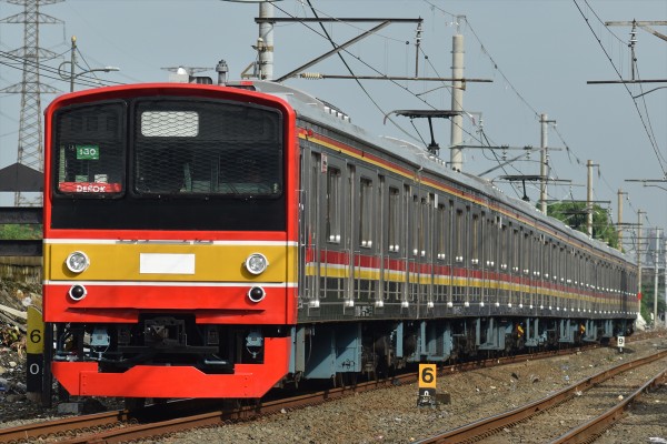 武蔵野線開業50周年記念 205系武蔵野線 M26編成  ジャカルタ行き送別幕③ た ら ら ん🎵 on X: 