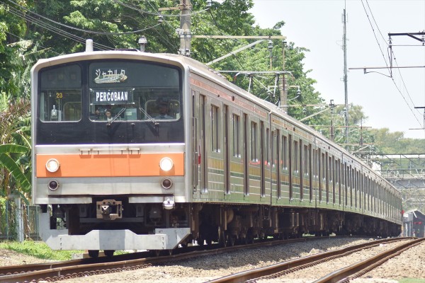205系武蔵野線第6陣、205系M18編成社内試運転(11月16日